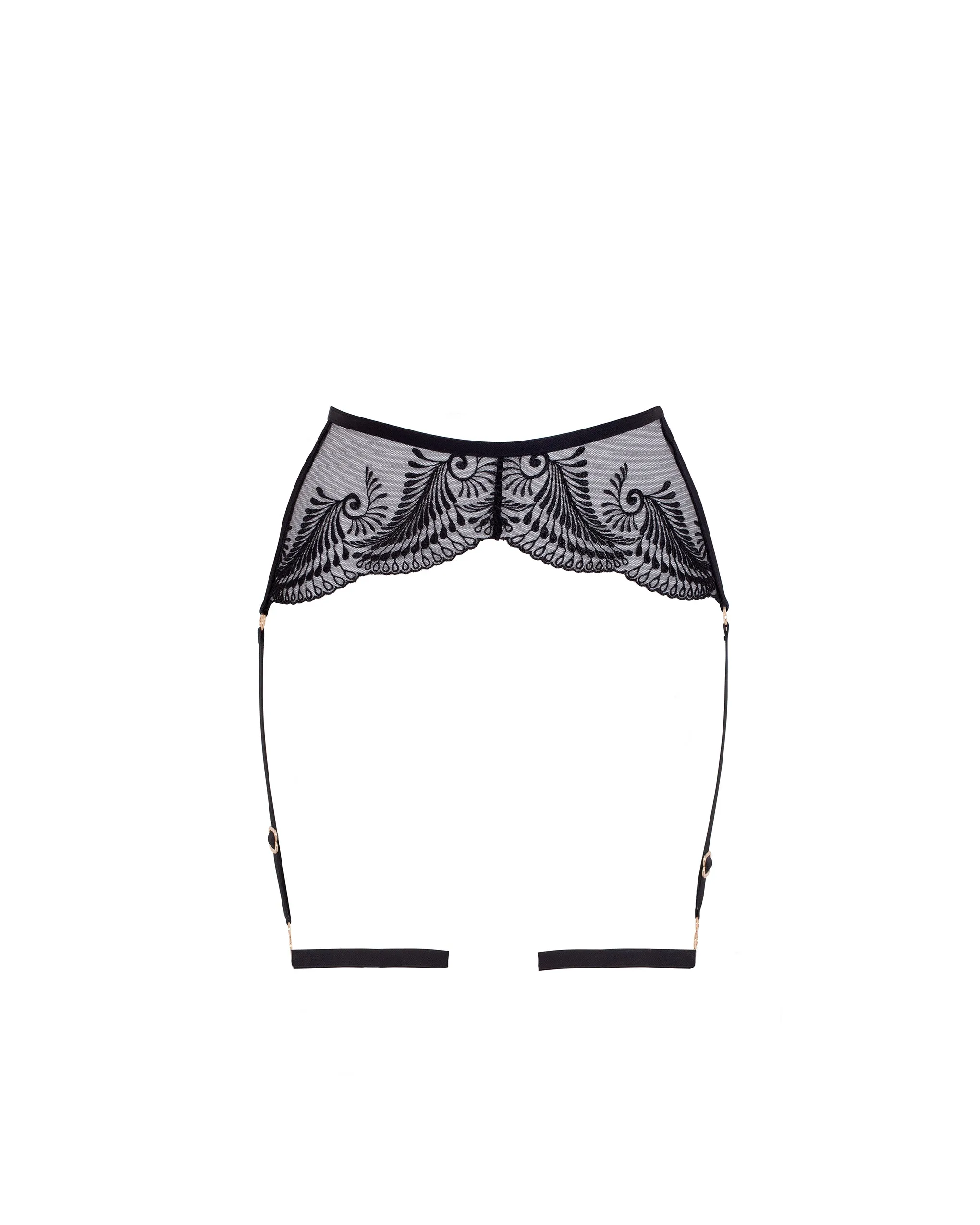 Rafaela Thigh Harness Black