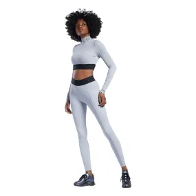 Reebok Cardi B Thick Rib Leggings - Grey