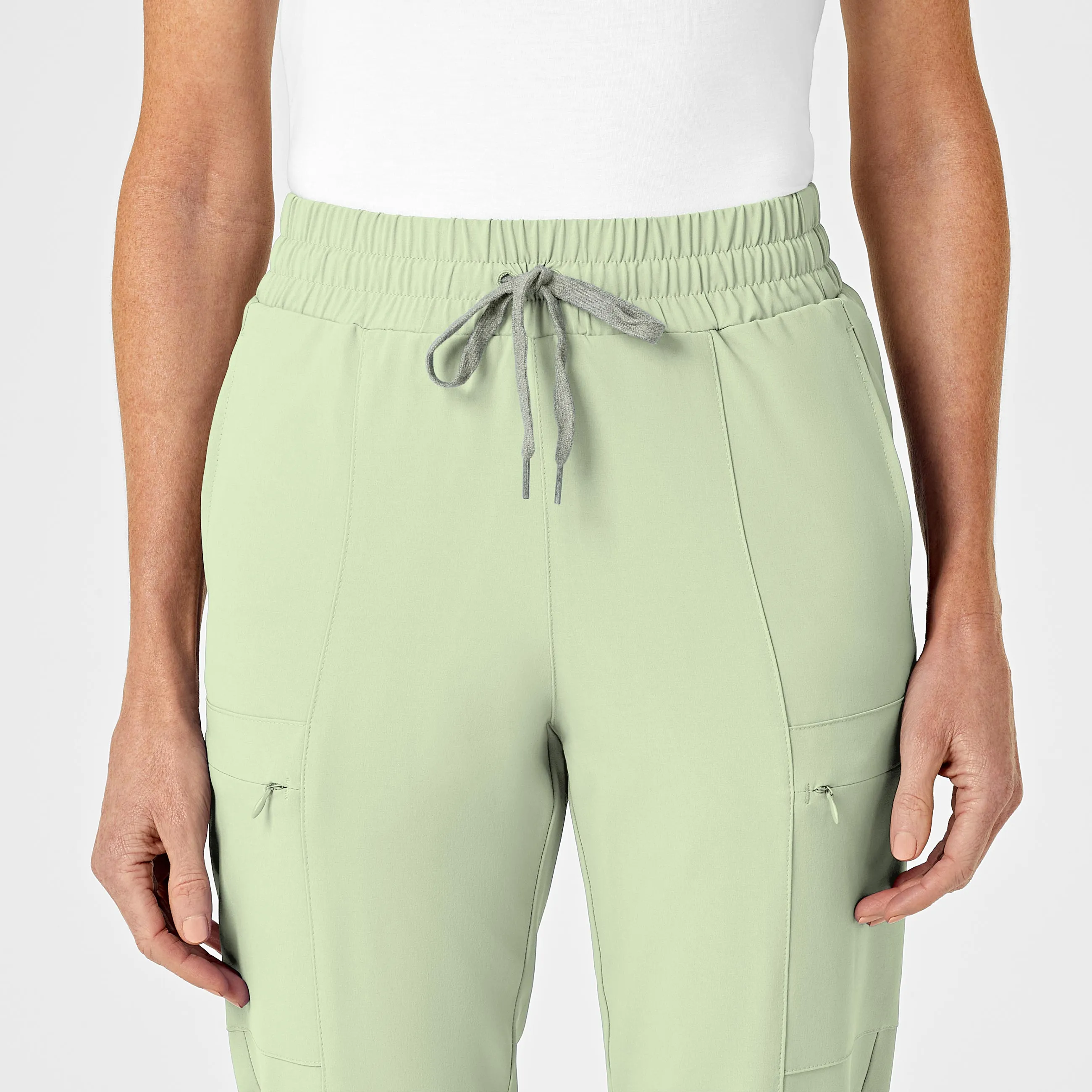 RENEW Women's High Waist Slim Leg Scrub Pant - Fresh Mint