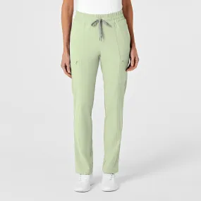 RENEW Women's High Waist Slim Leg Scrub Pant - Fresh Mint