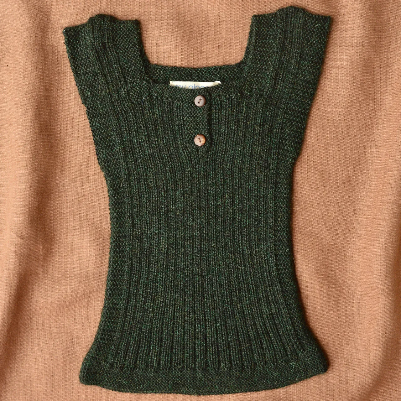 Rico Vest in Baby Alpaca (0-6y)