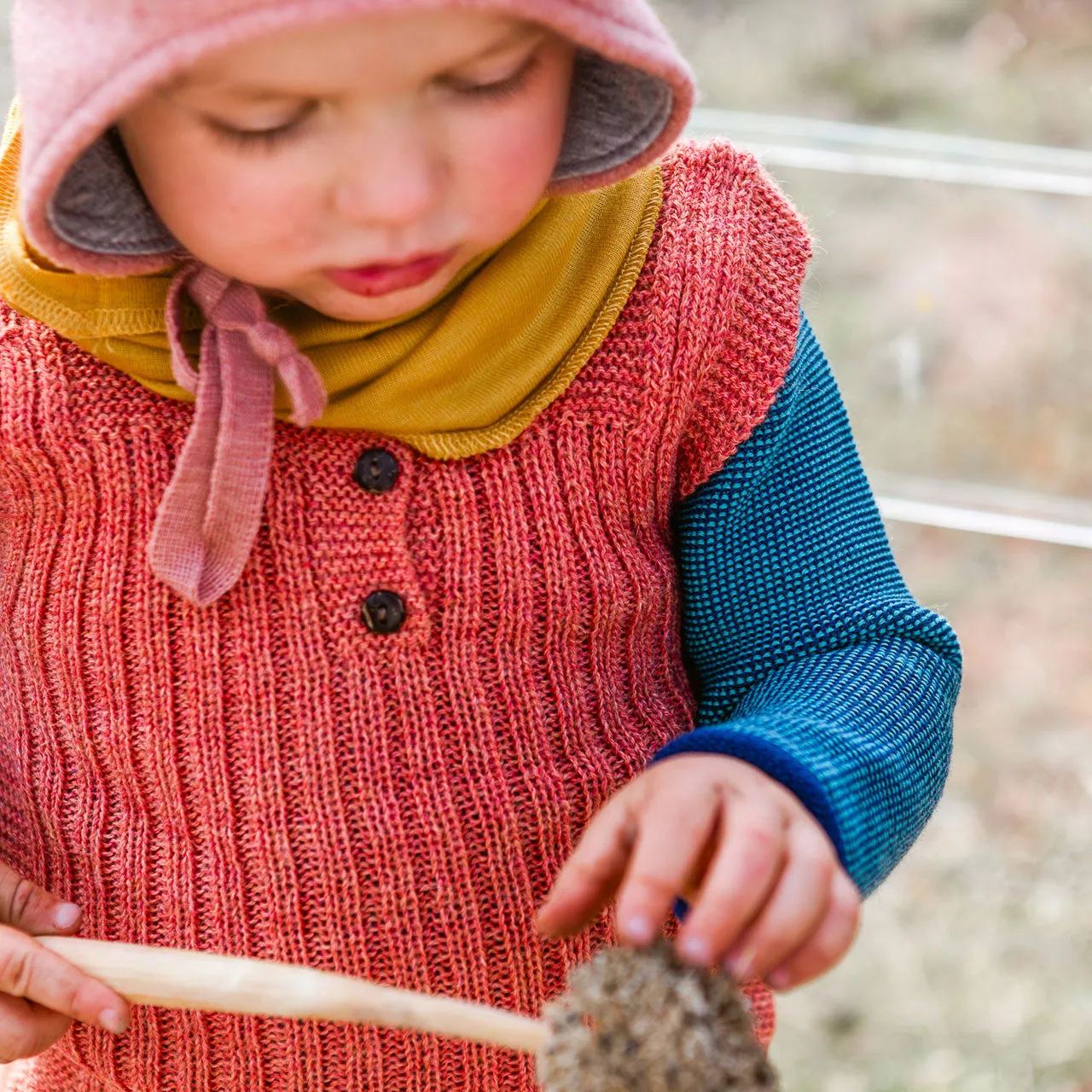 Rico Vest in Baby Alpaca (0-6y)