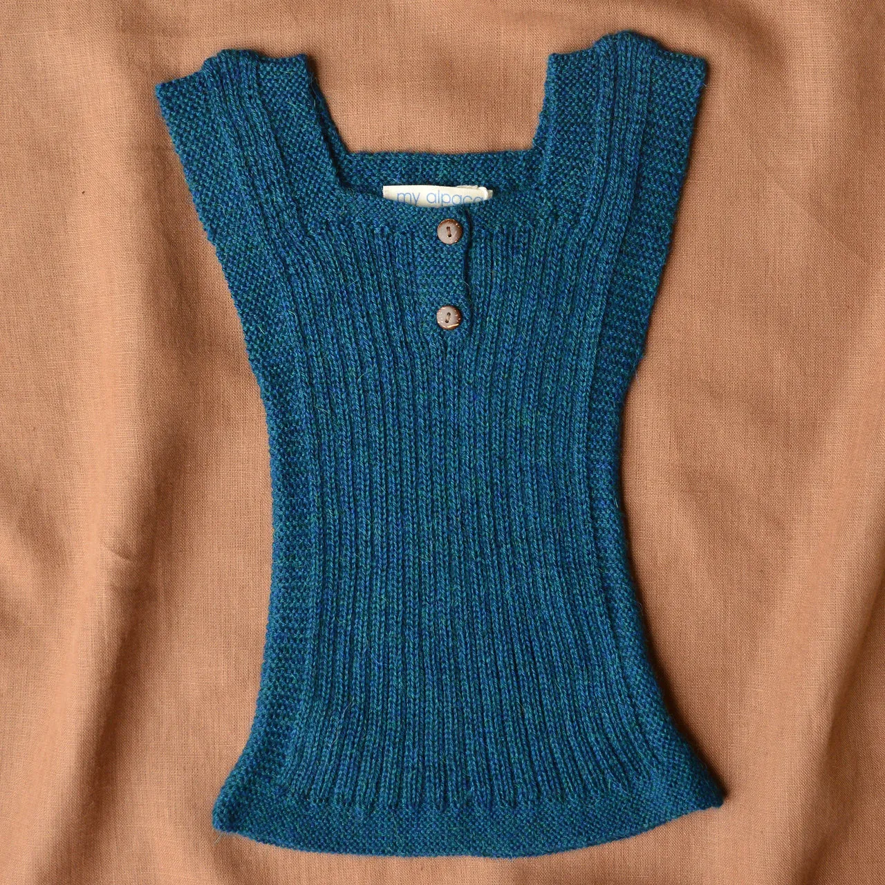 Rico Vest in Baby Alpaca (0-6y)