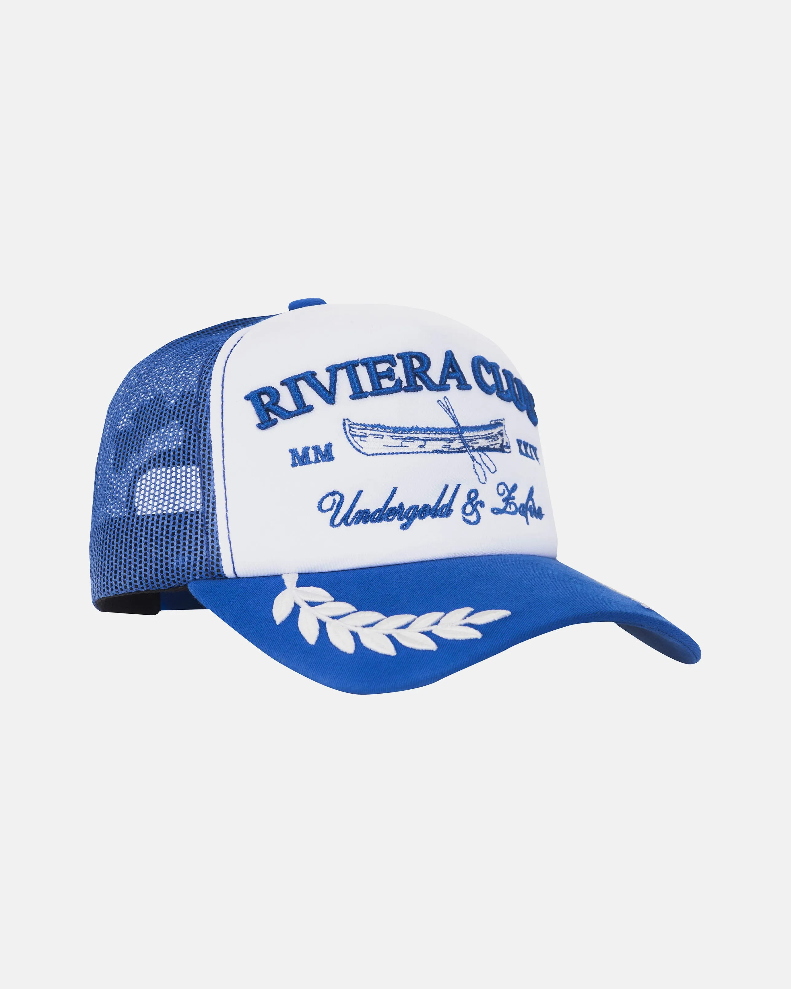 Riviera Club Trucker Cap Blue/White