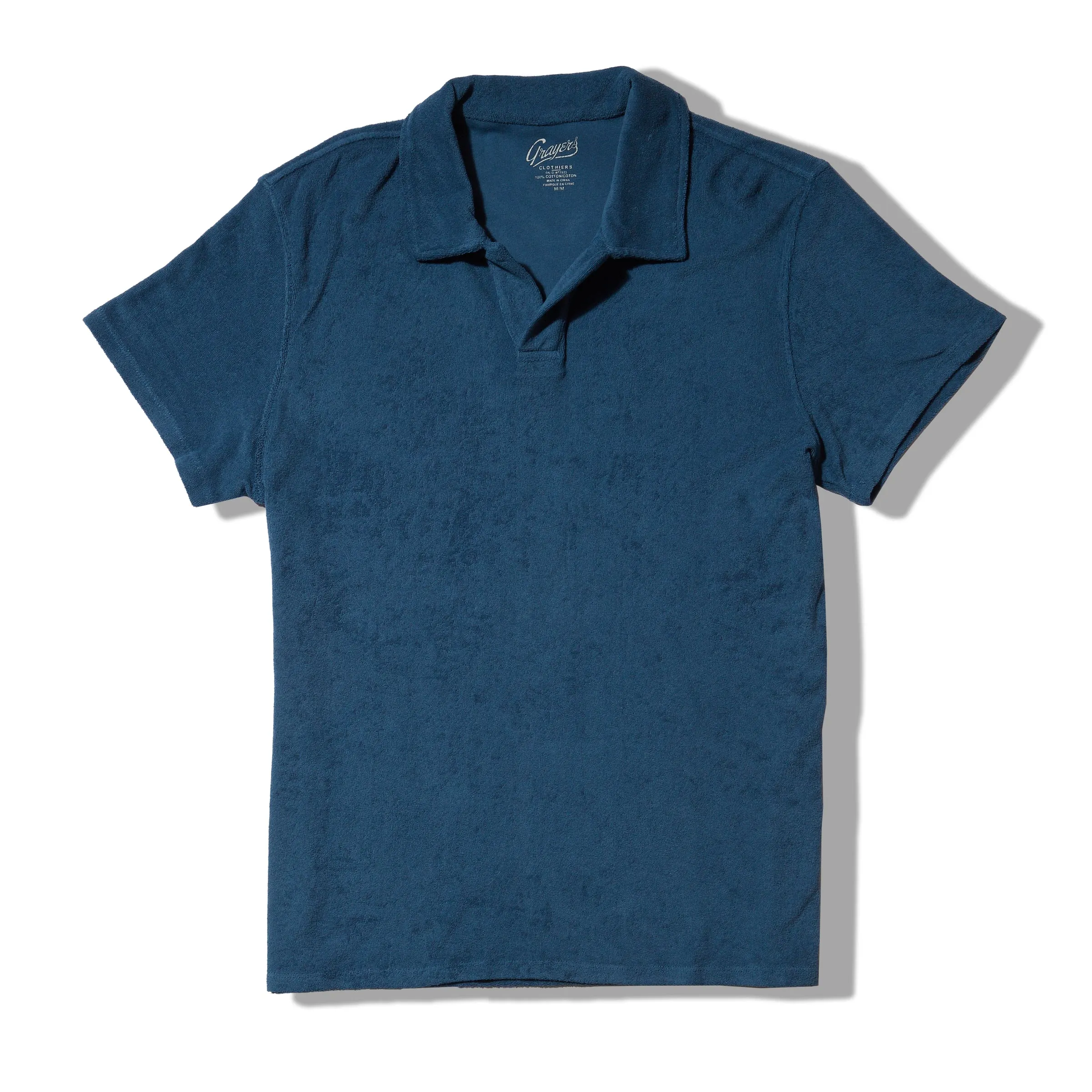 Riviera Terry Polo - Mallard Blue