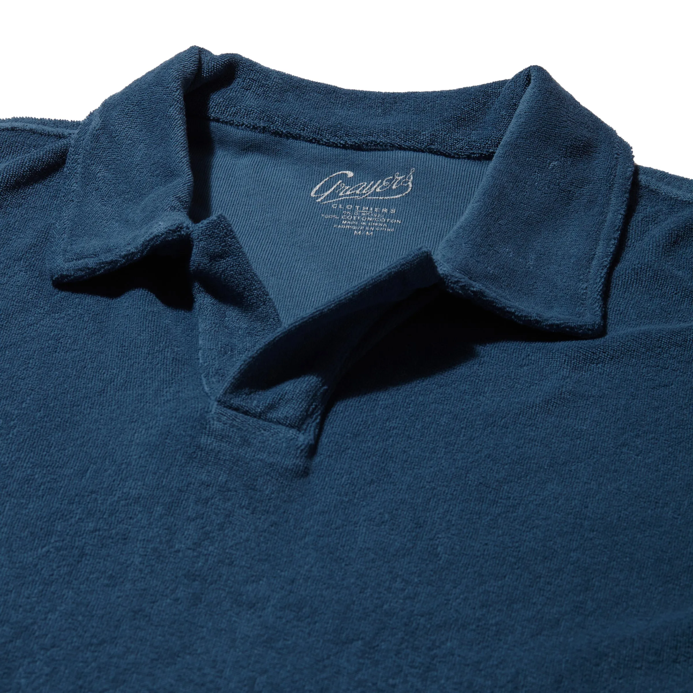 Riviera Terry Polo - Mallard Blue