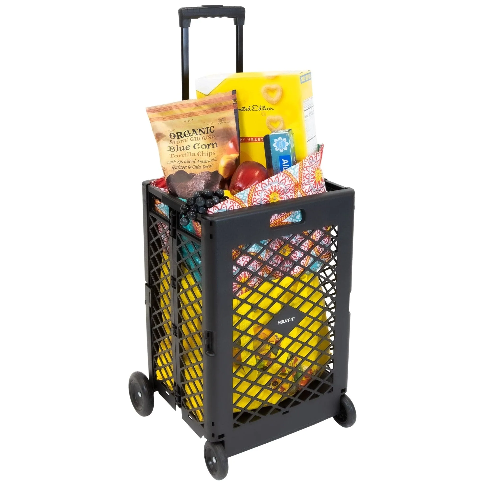 Rolling Mesh Utility Cart