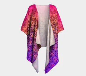 Sacral Bloom Draped Kimono