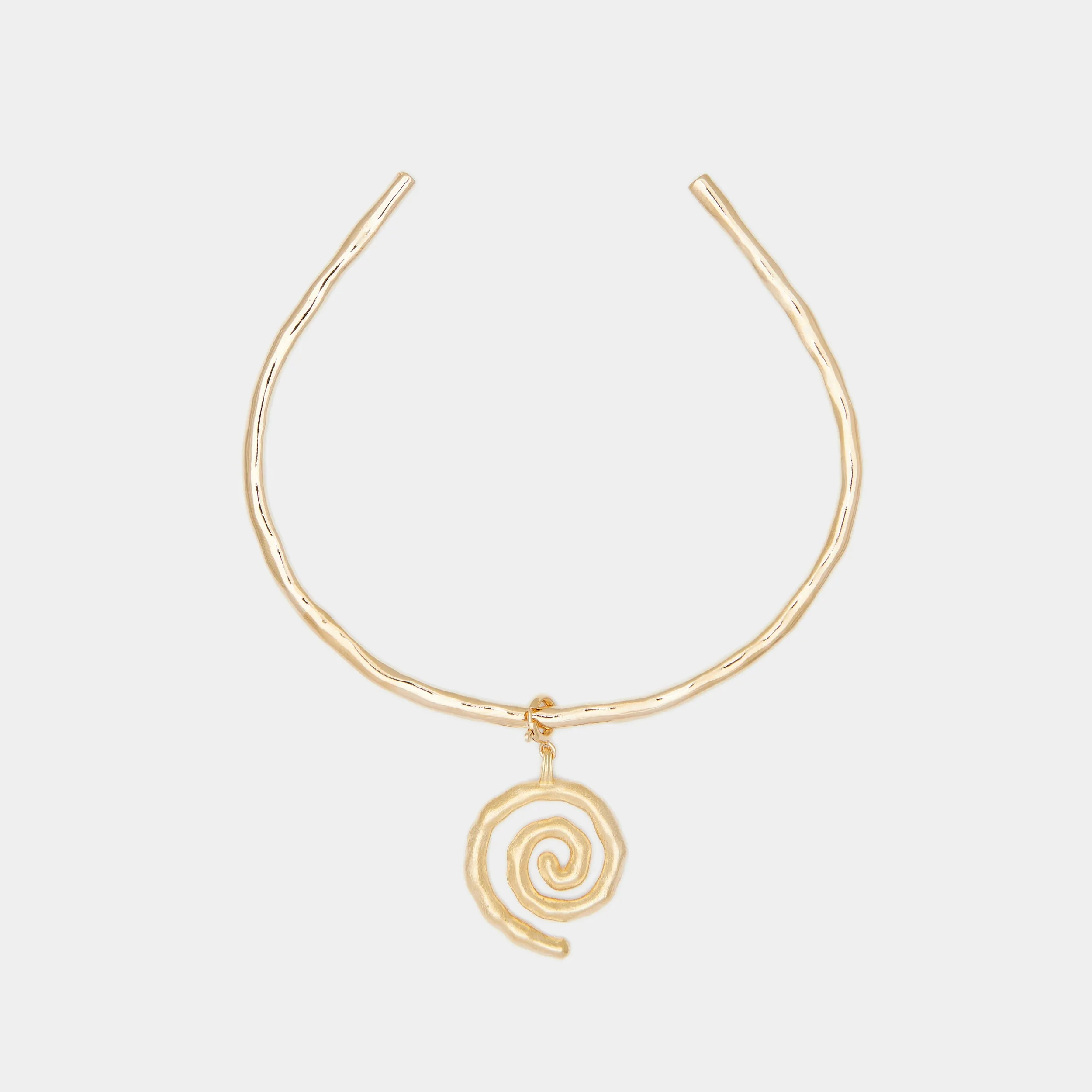 Sacred Spiral Choker in Gold