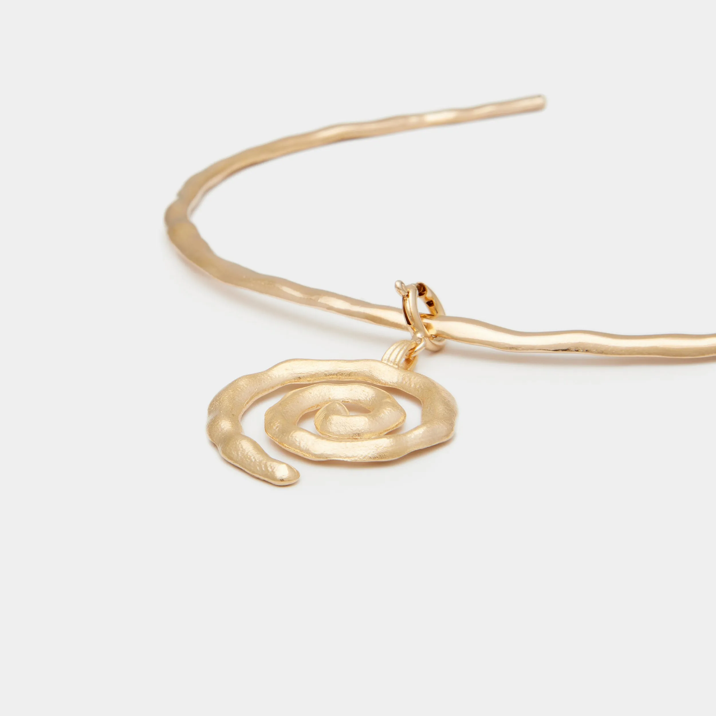 Sacred Spiral Choker in Gold