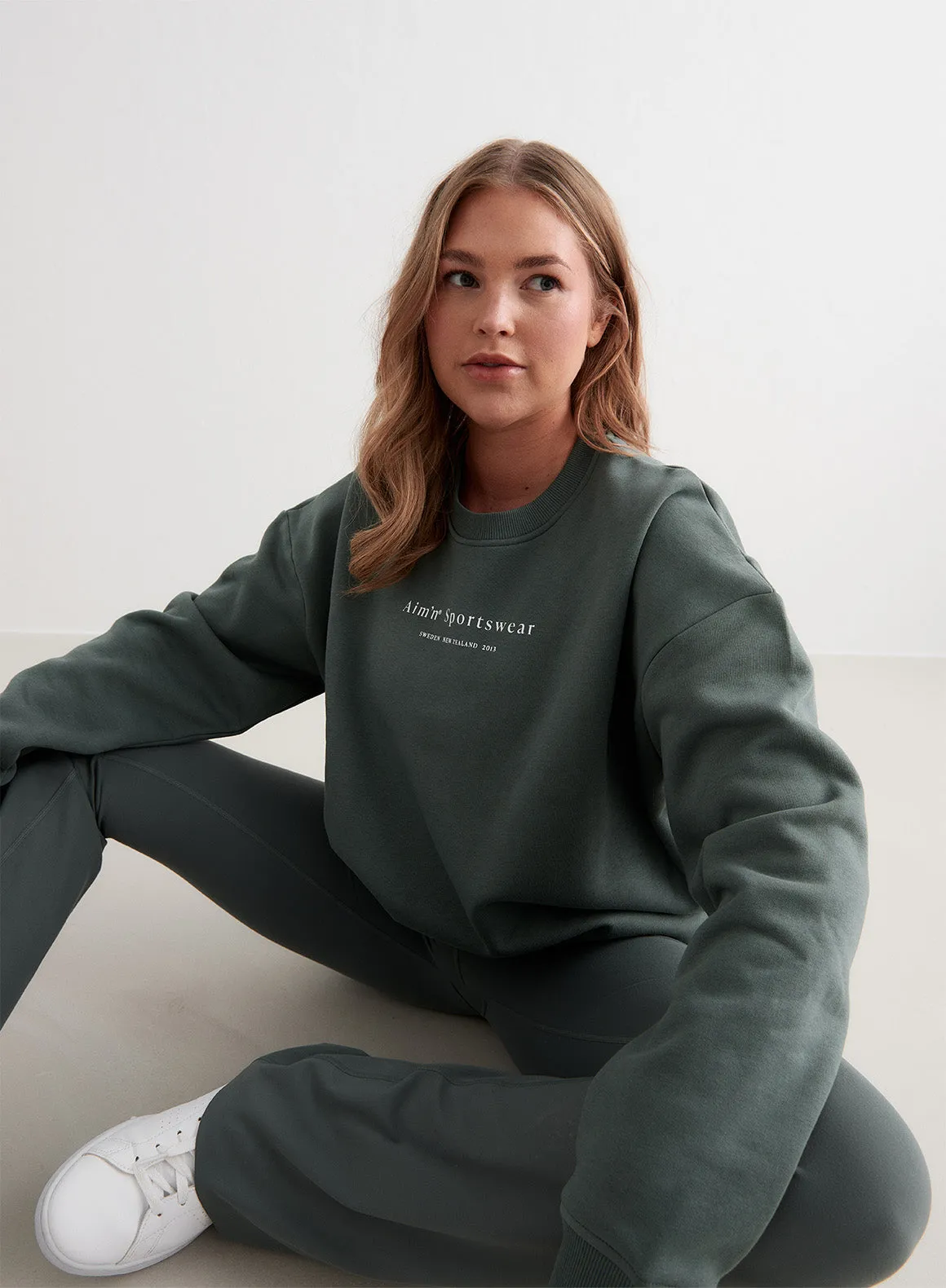 Sage Serif Sweatshirt