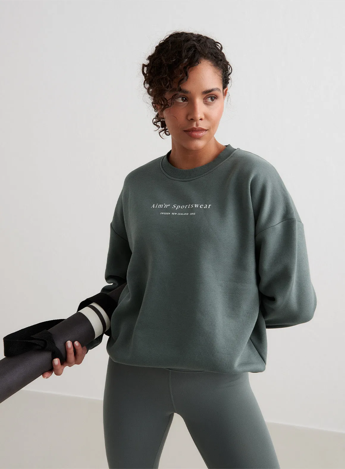 Sage Serif Sweatshirt