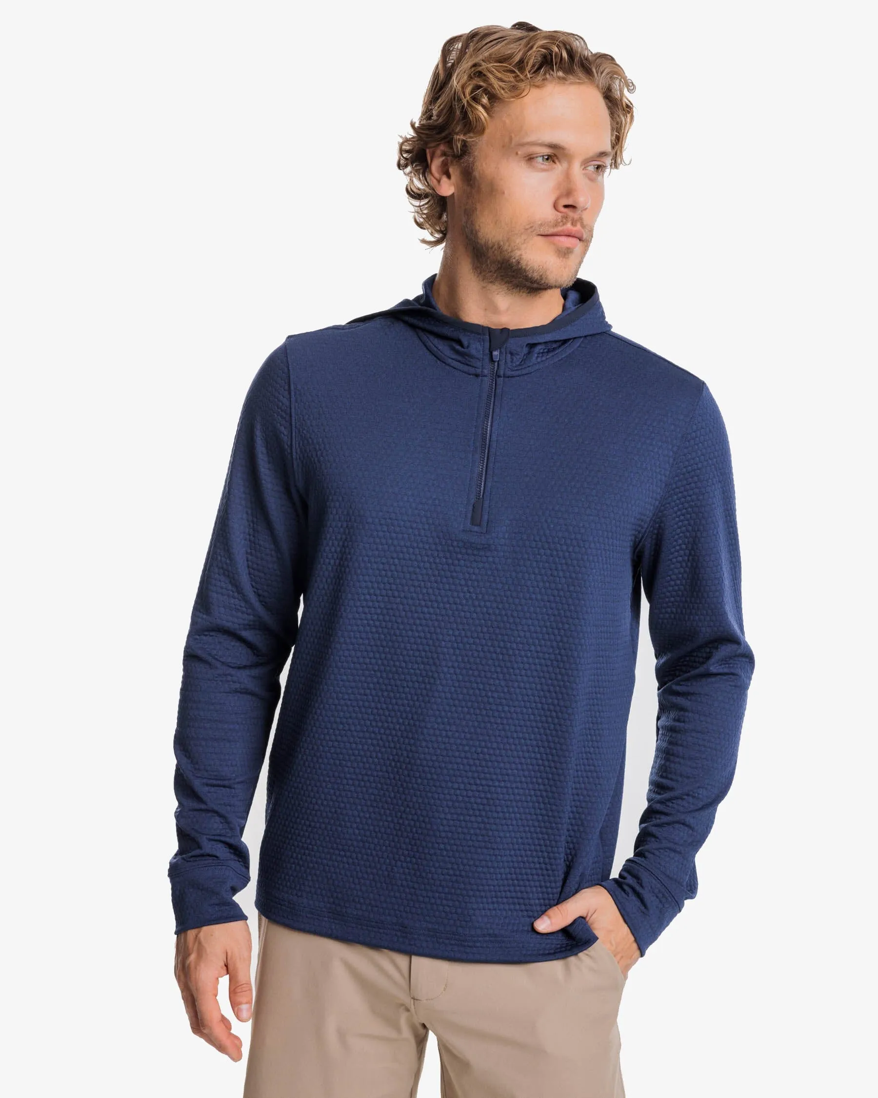 Scuttle Heather Performance Quarter Zip Hoodie