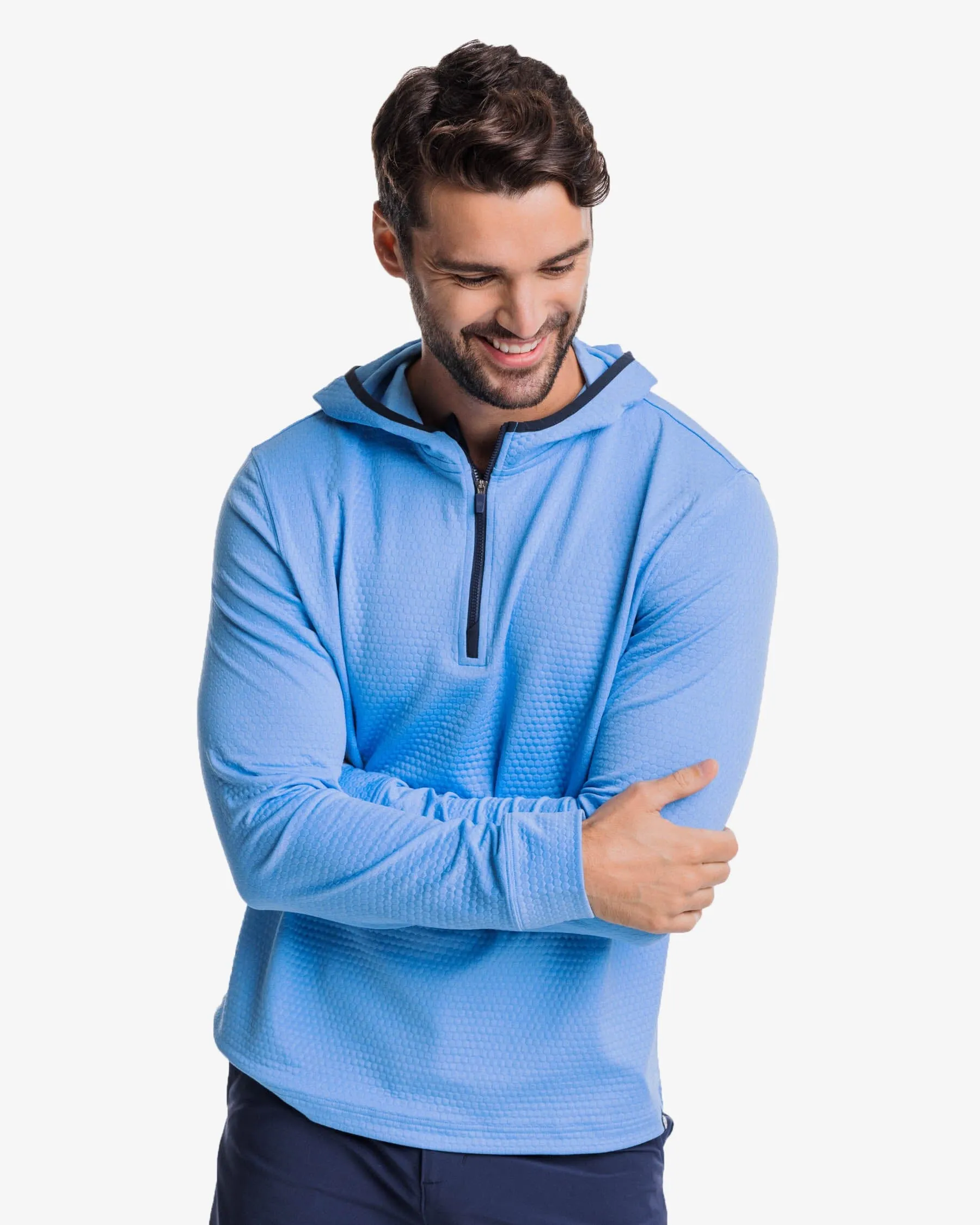 Scuttle Heather Performance Quarter Zip Hoodie