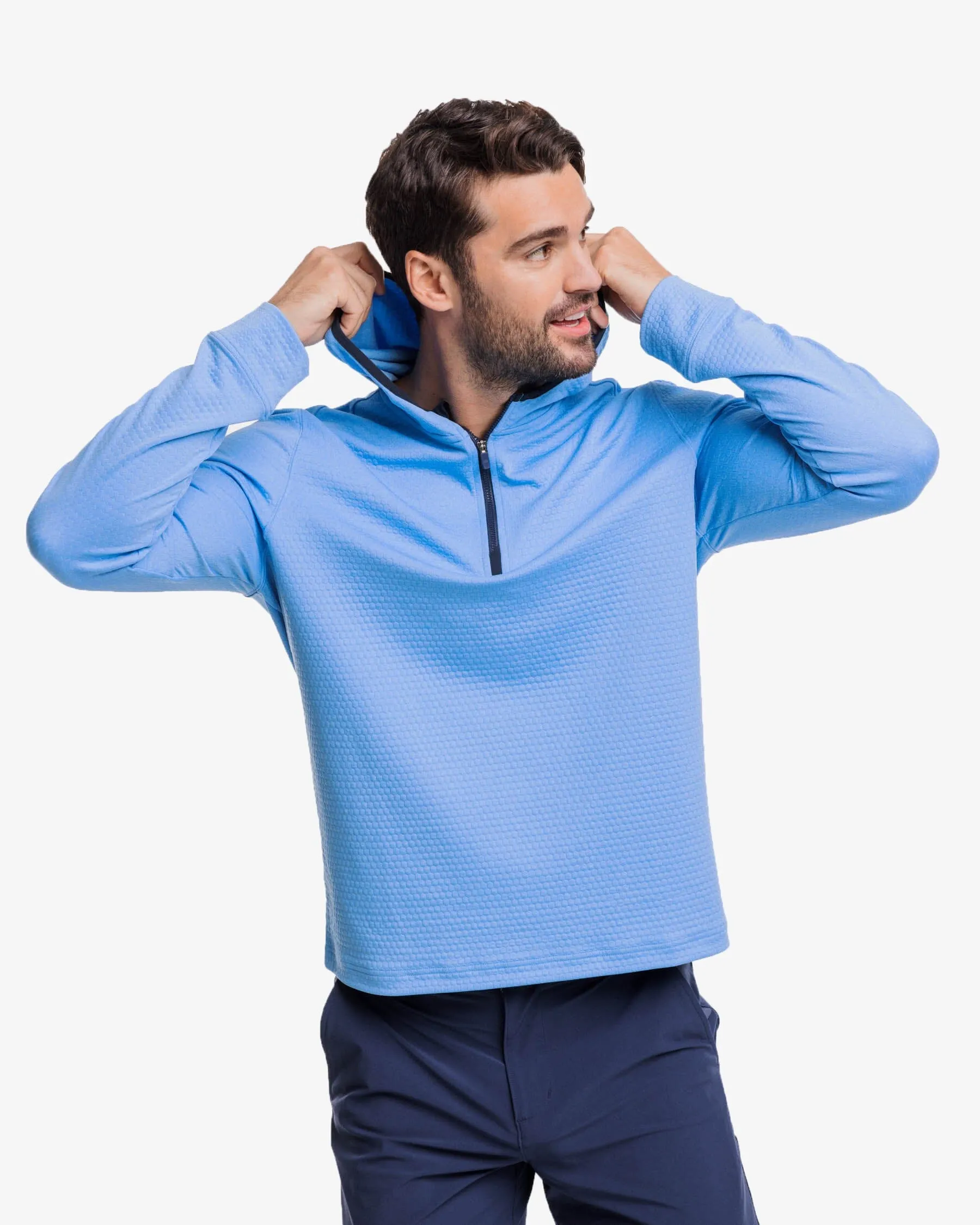 Scuttle Heather Performance Quarter Zip Hoodie