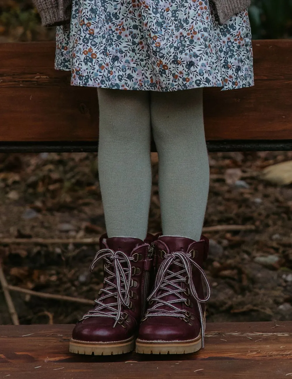 Shearling Winter Boot - Plum