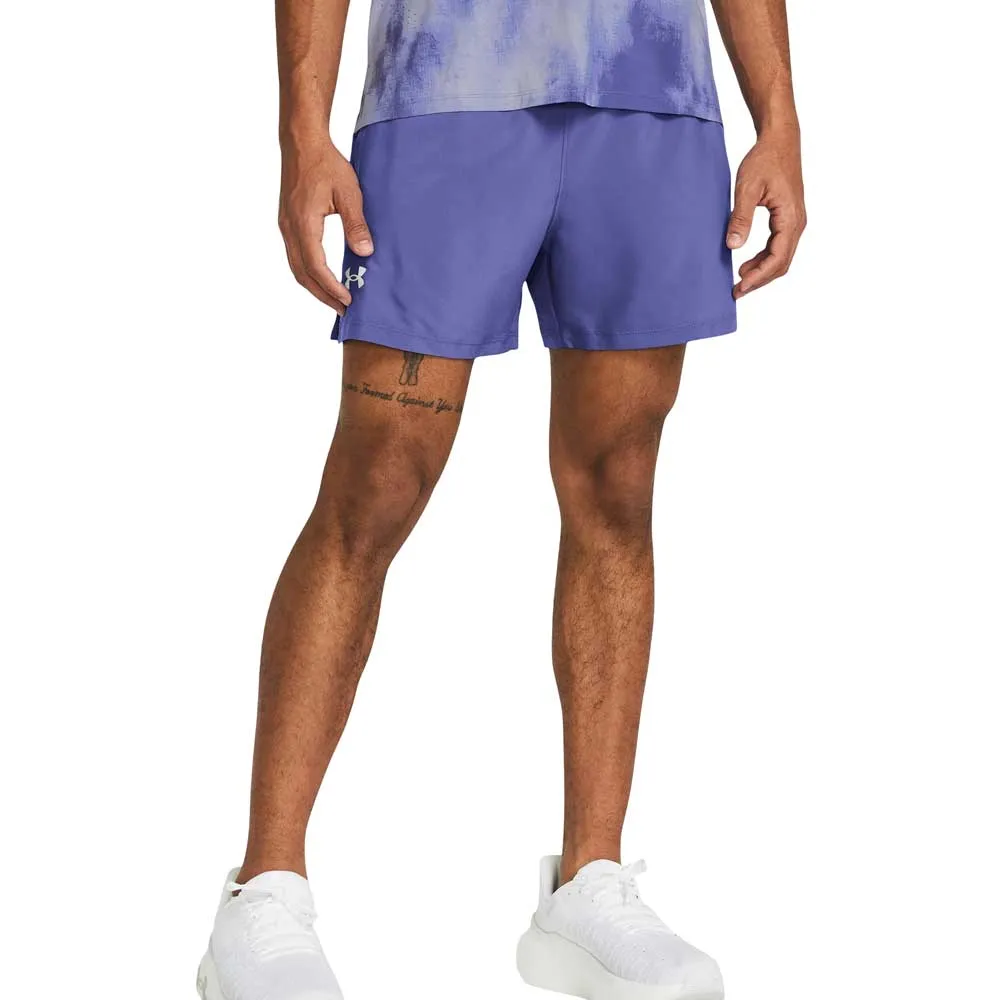 Short Corto Under Armour para Hombre Launch 5in Shorts Morado