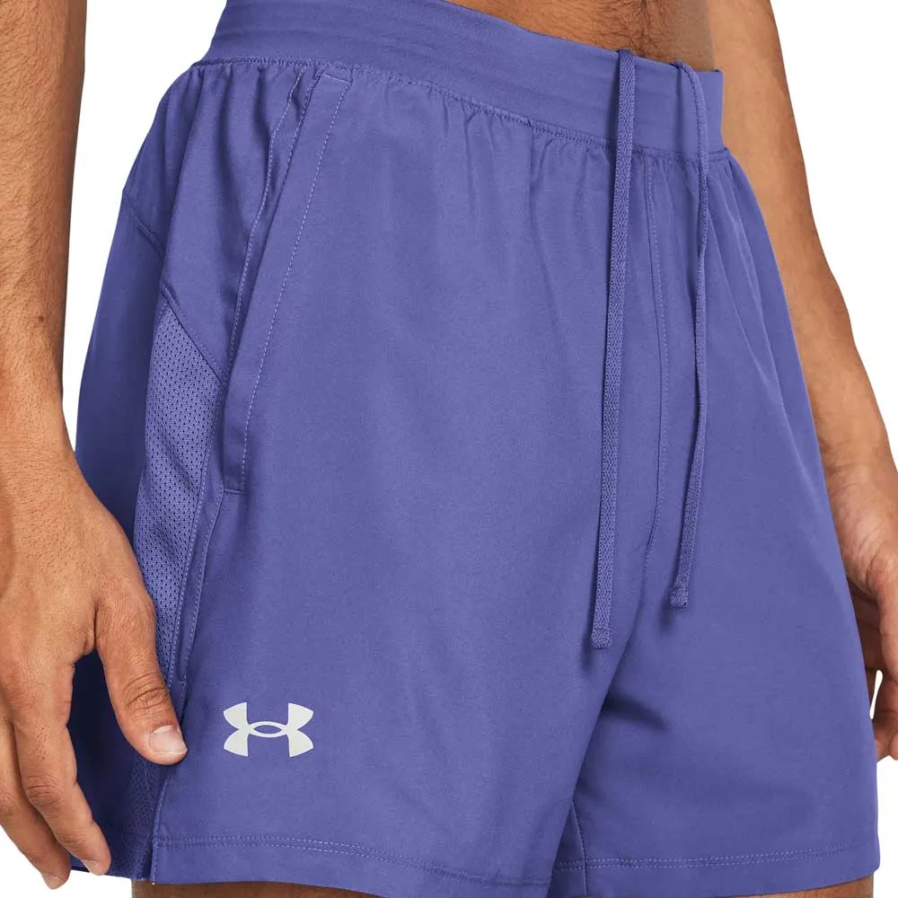 Short Corto Under Armour para Hombre Launch 5in Shorts Morado