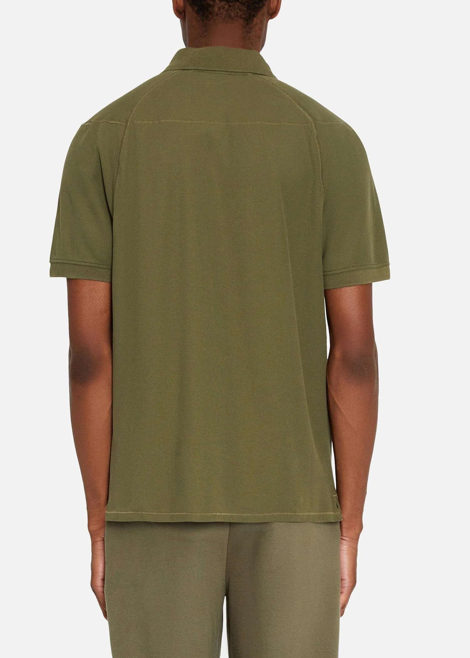 SI S/S POLO OLIVE