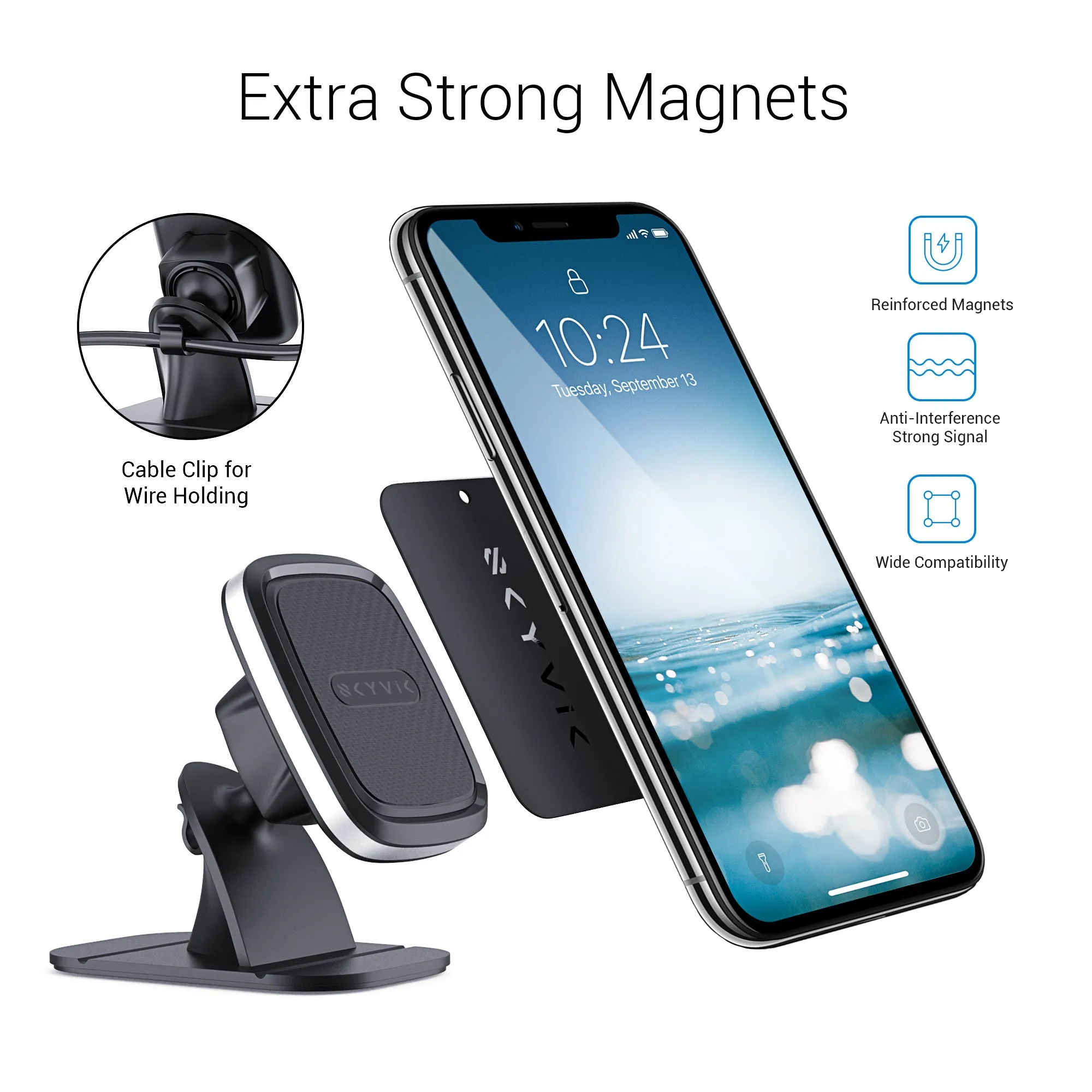 SKYVIK TRUHOLD Magnetic Airvent/Dashboard Mobile Holder