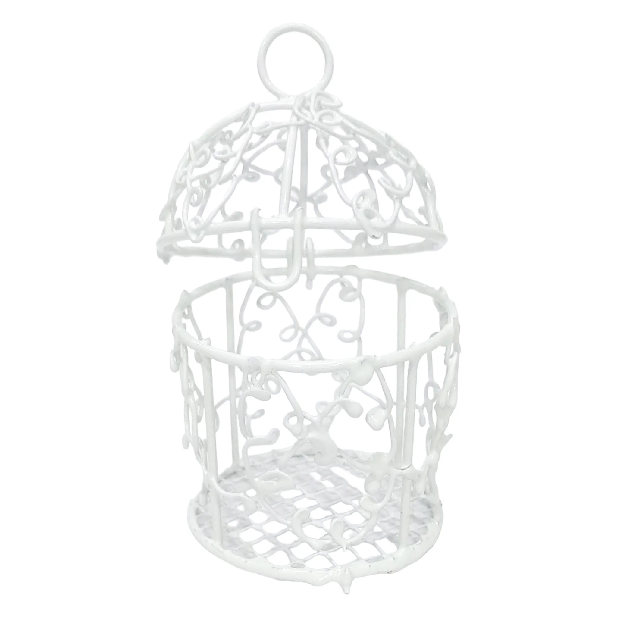 Small Decorative Metal Cage for DIY Craft or Decoration