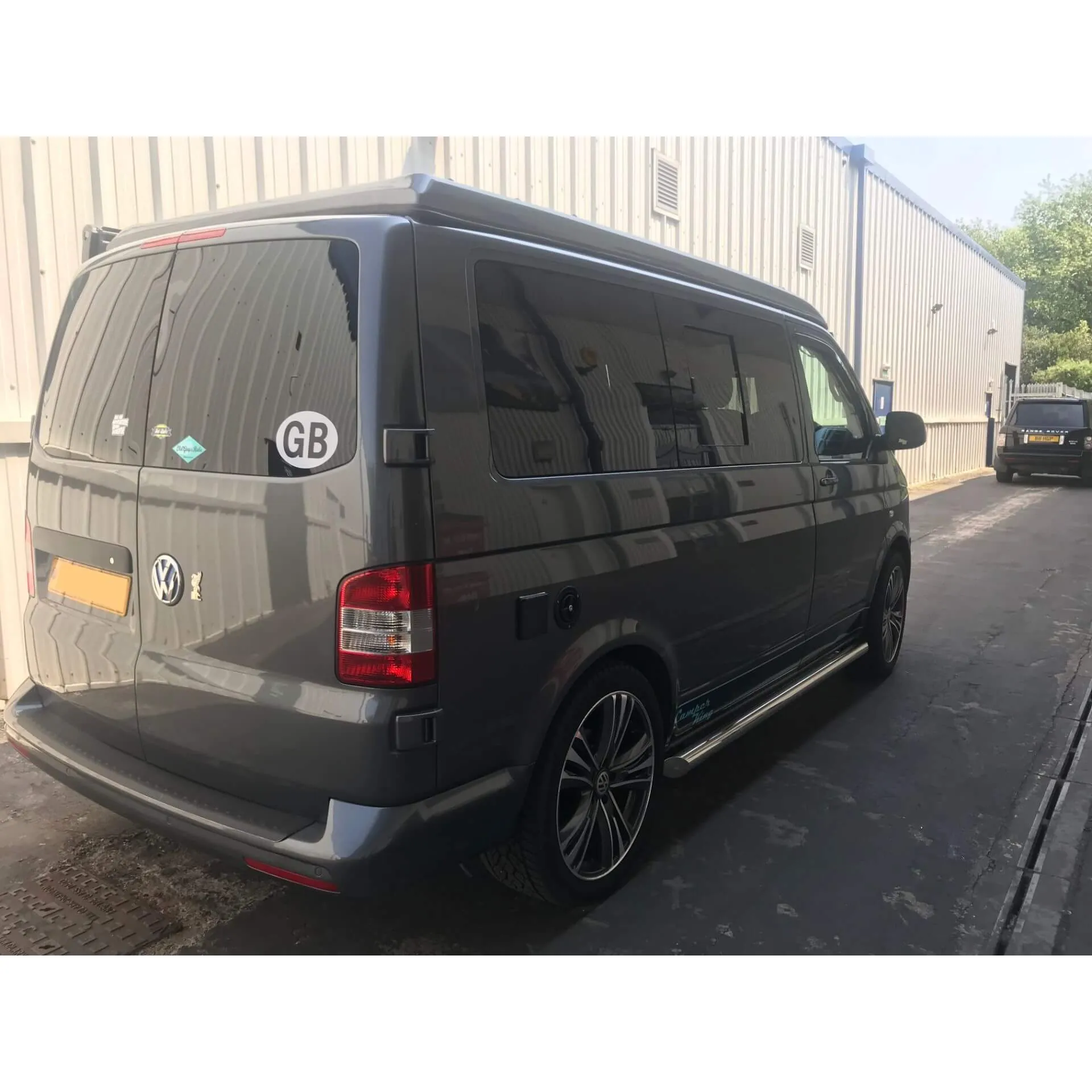 Stainless Steel Side Bars for Volkswagen Transporter T5 SWB