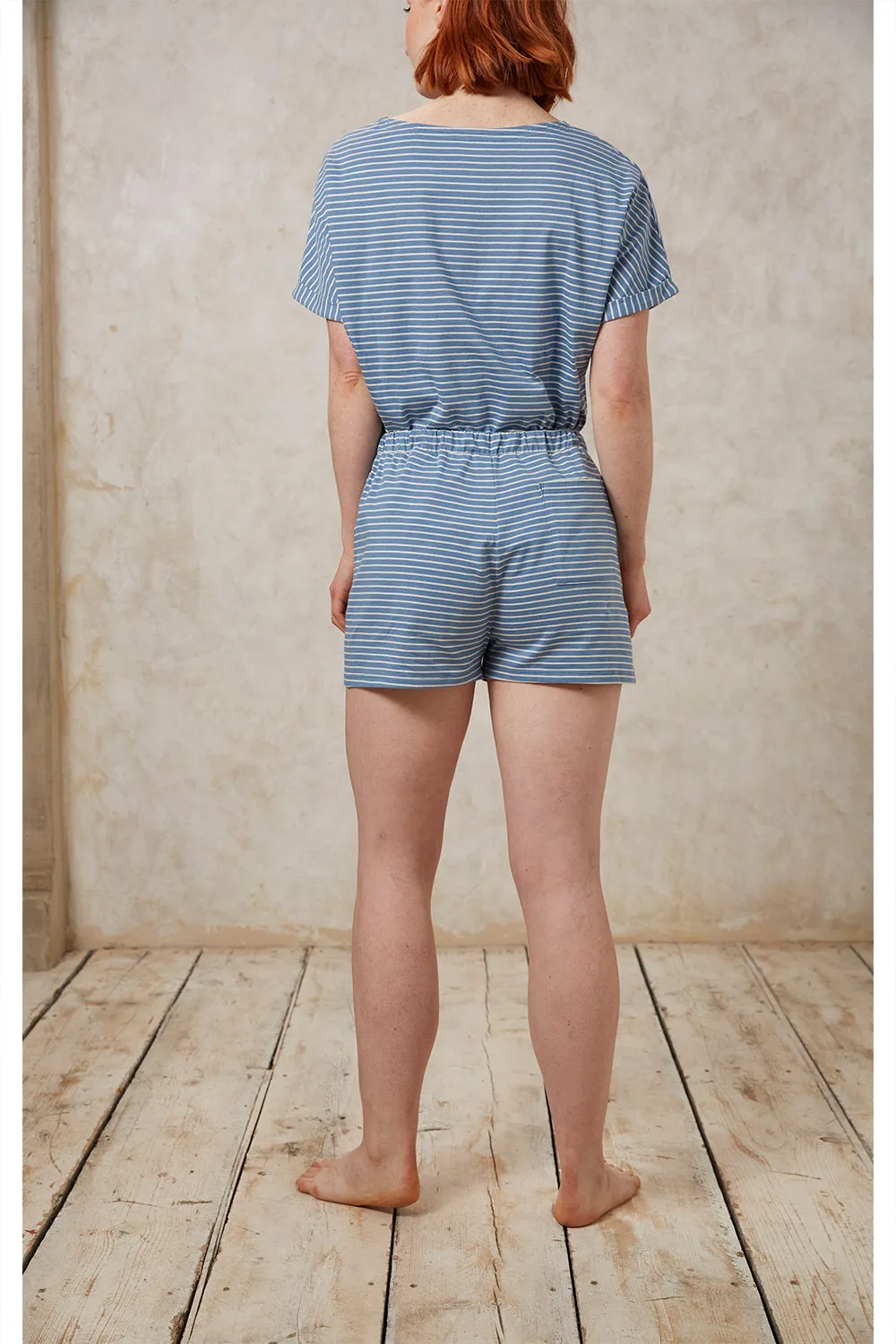 Stripe Pyjama Short