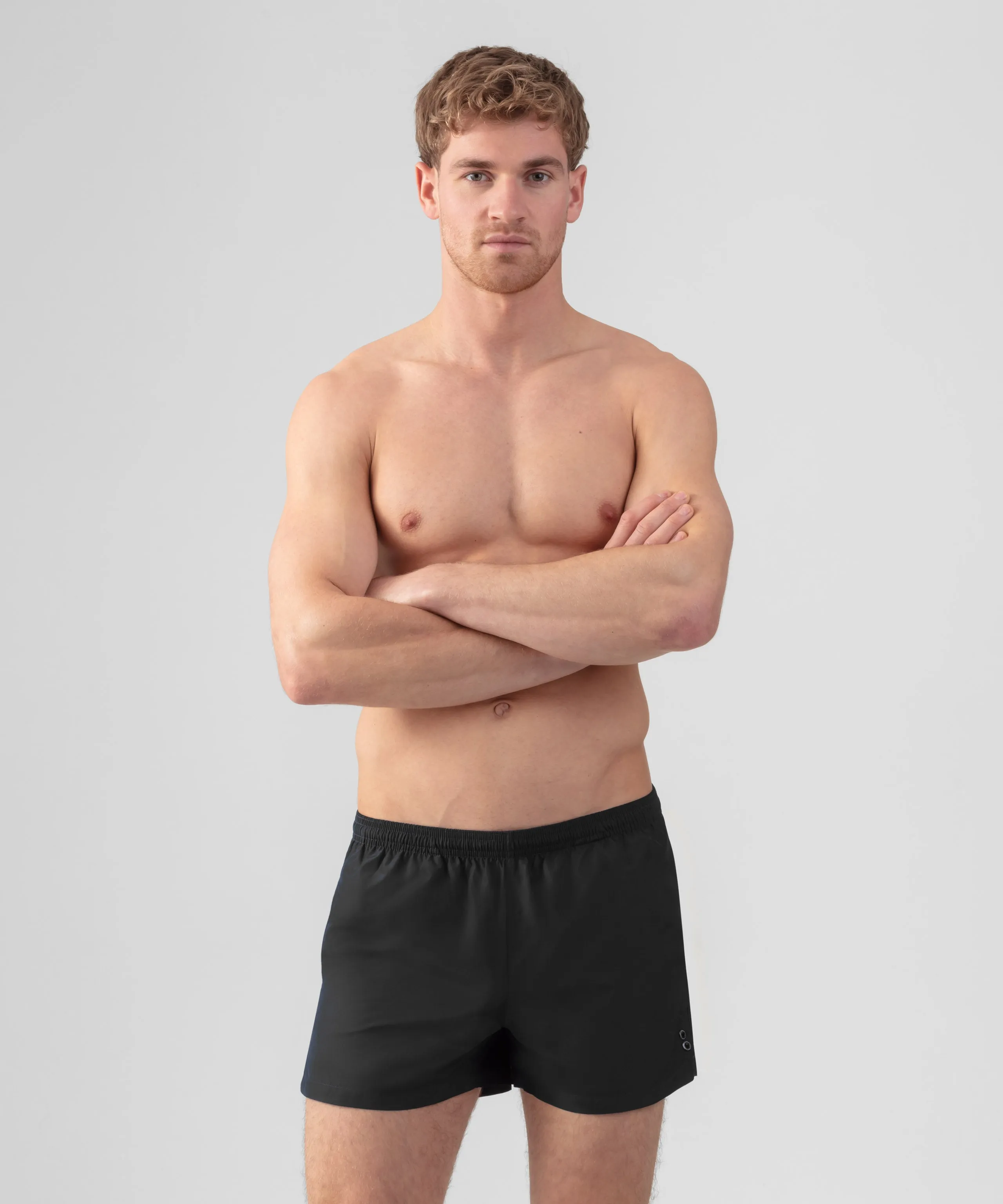 Swim Shorts: Black