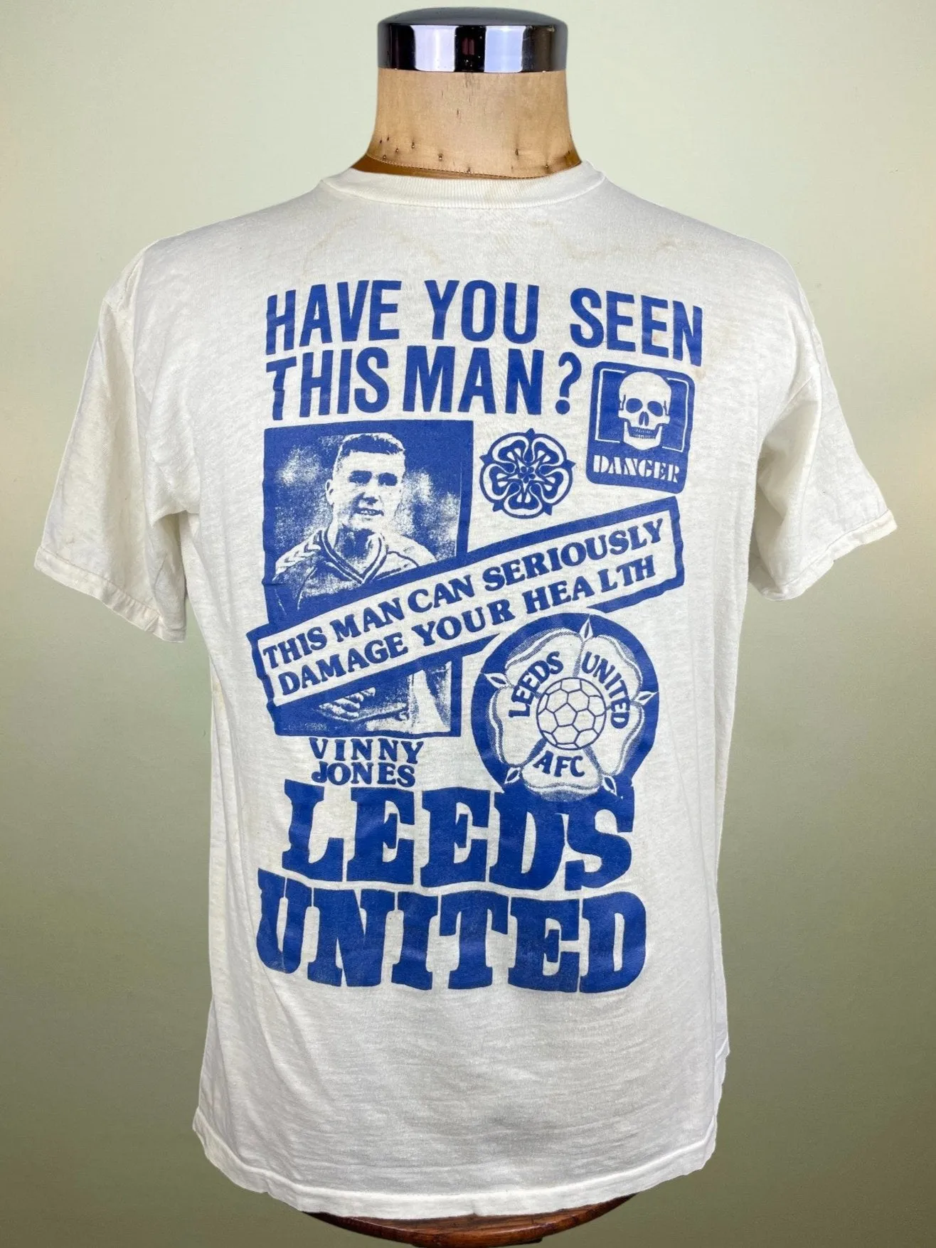 T-Shirt | 1989 | Leeds | Vinnie Jones Bootleg Tee