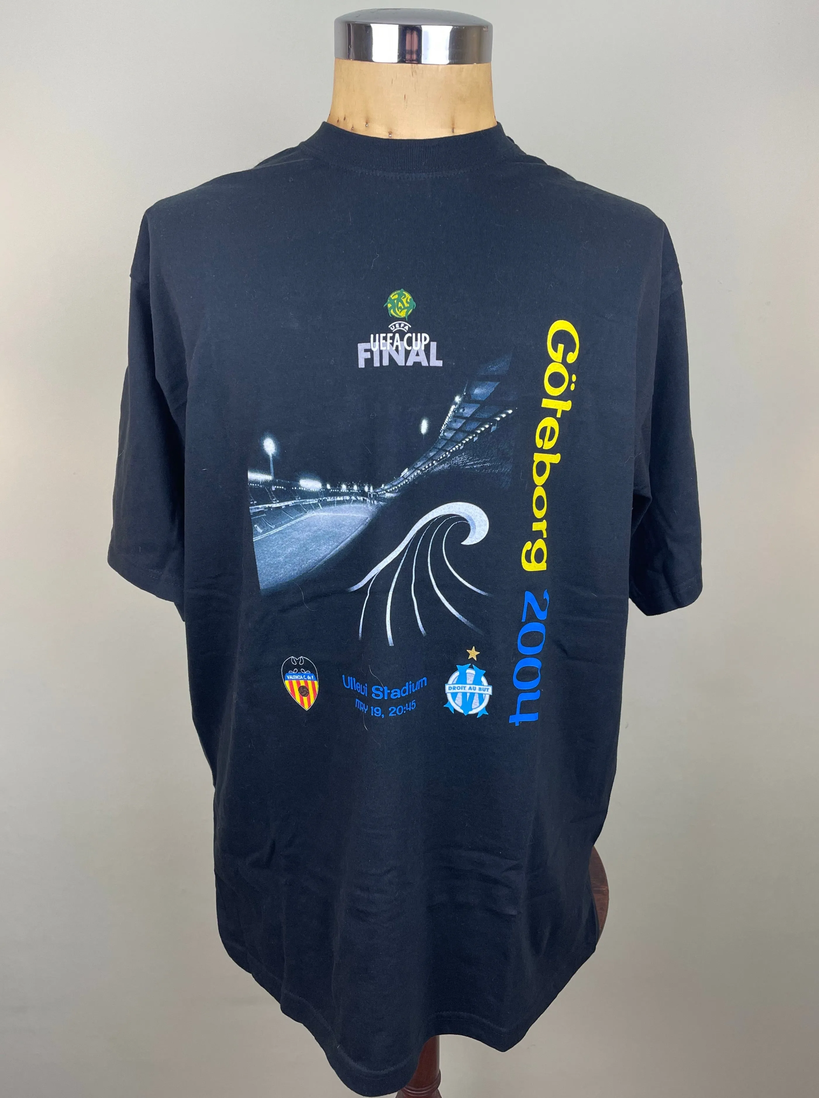 T-Shirt | 2004 | Valencia vs Marseille | UEFA Cup Final | Official T-Shirt