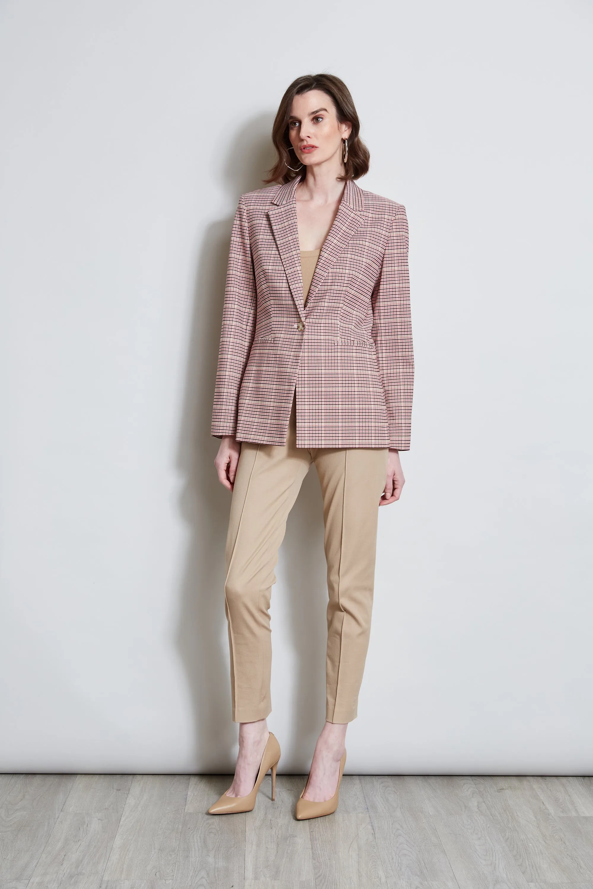 T-Tahari Plaid Blazer