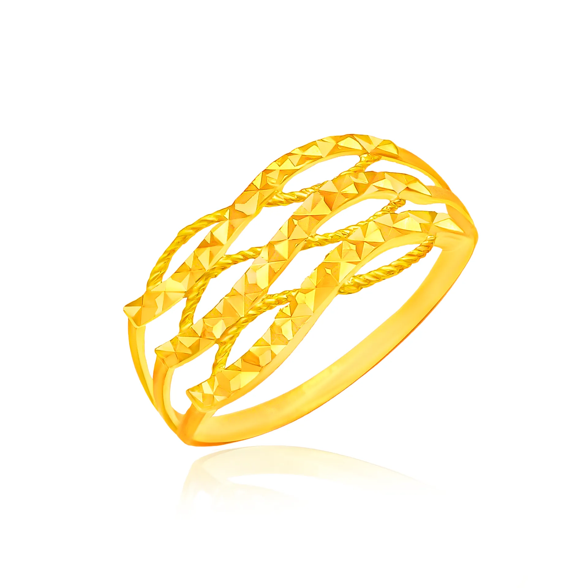 TAKA Jewellery 916 Gold Ring