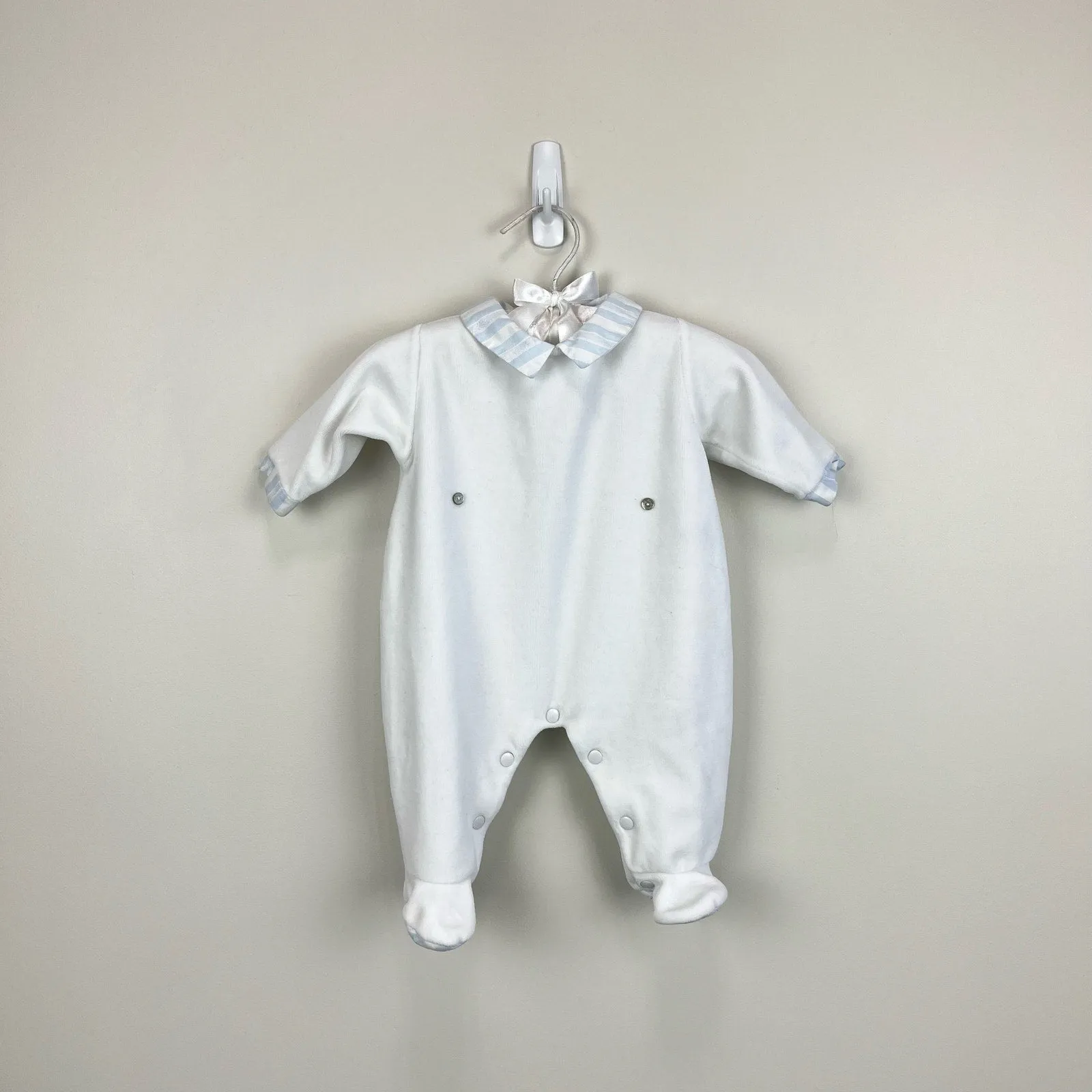 Tartine et Chocolat White Velvet Babygrow 6 Months