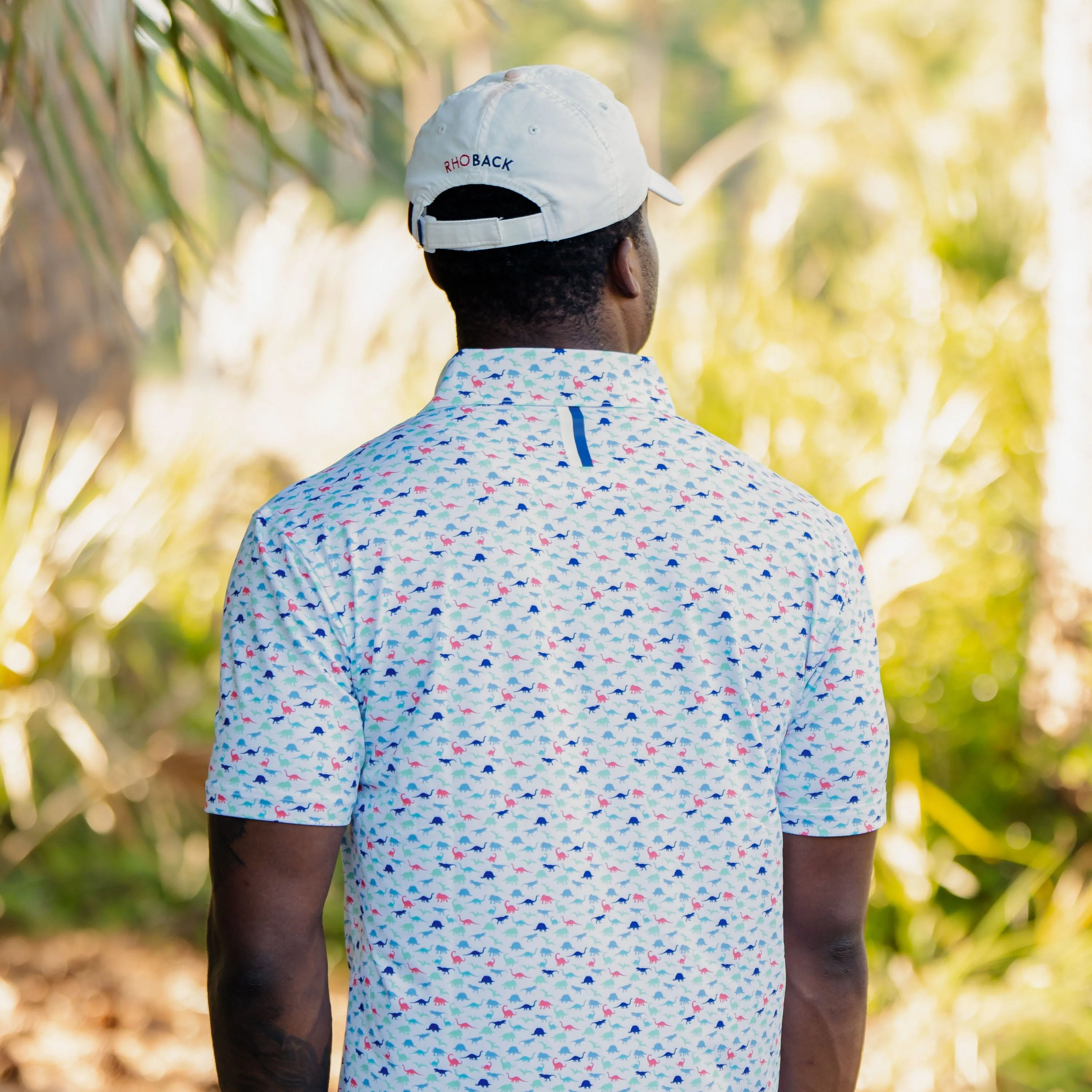 The Dino | Performance Polo | The Dino - White