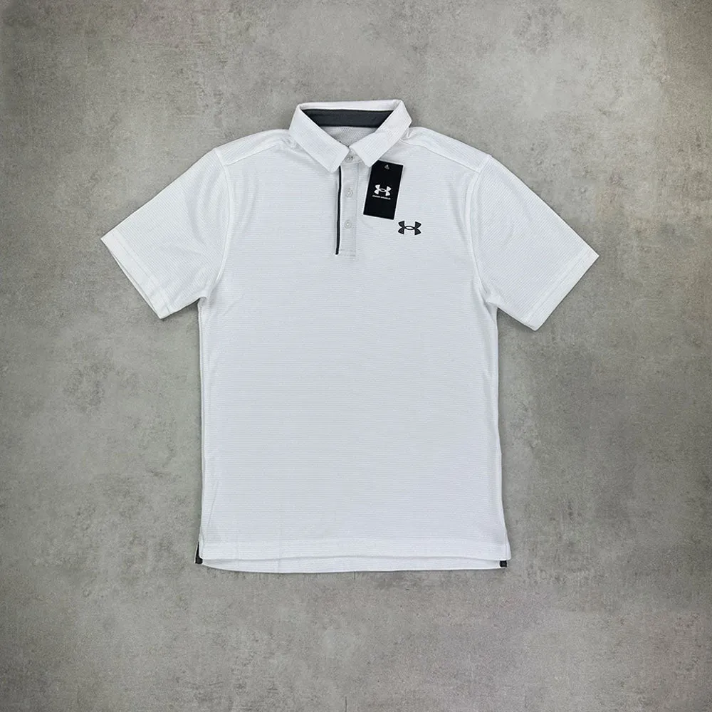 Under Armour Tech Polo White/ Grey