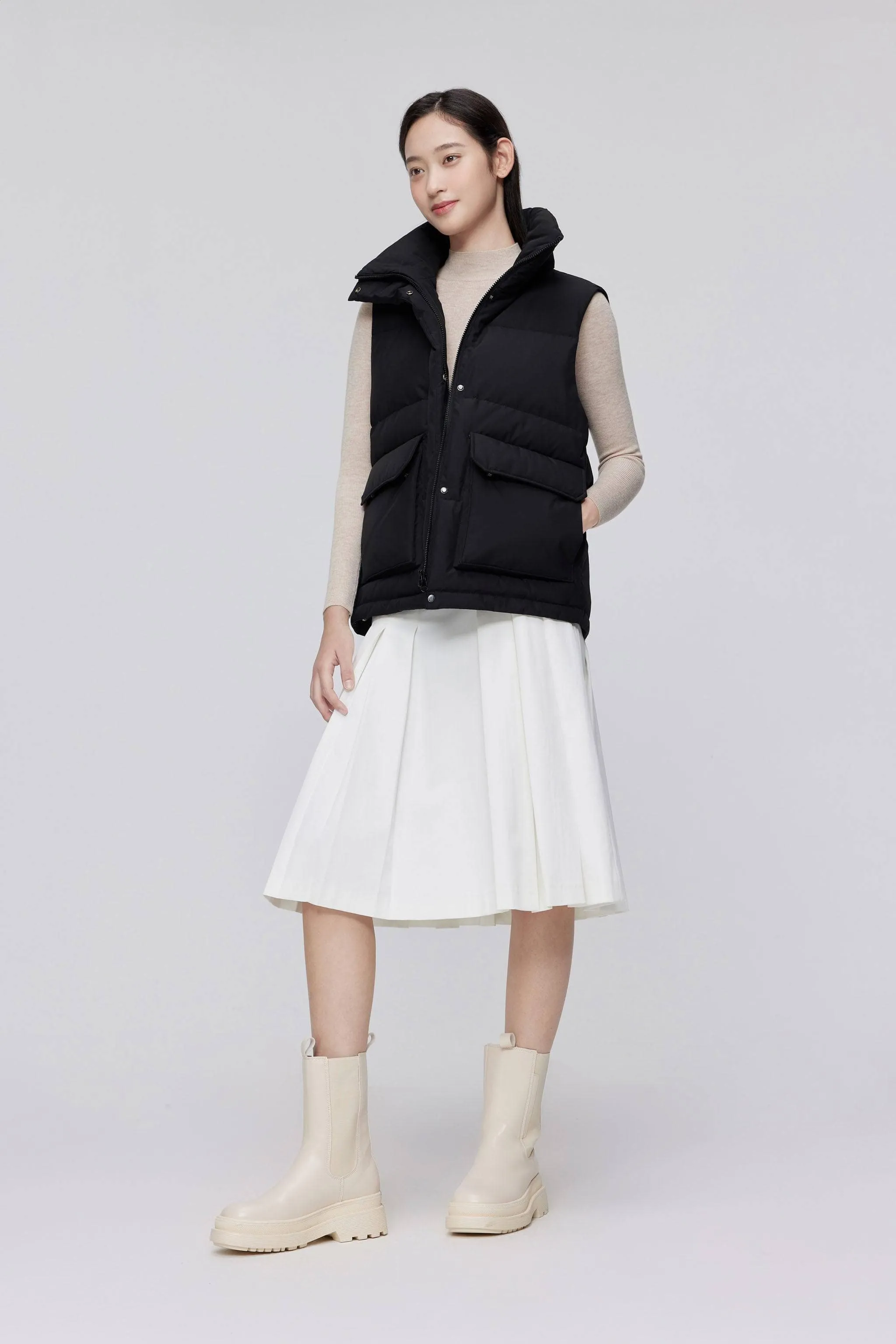 Unisex Classic Oversized Down Gilet 5260