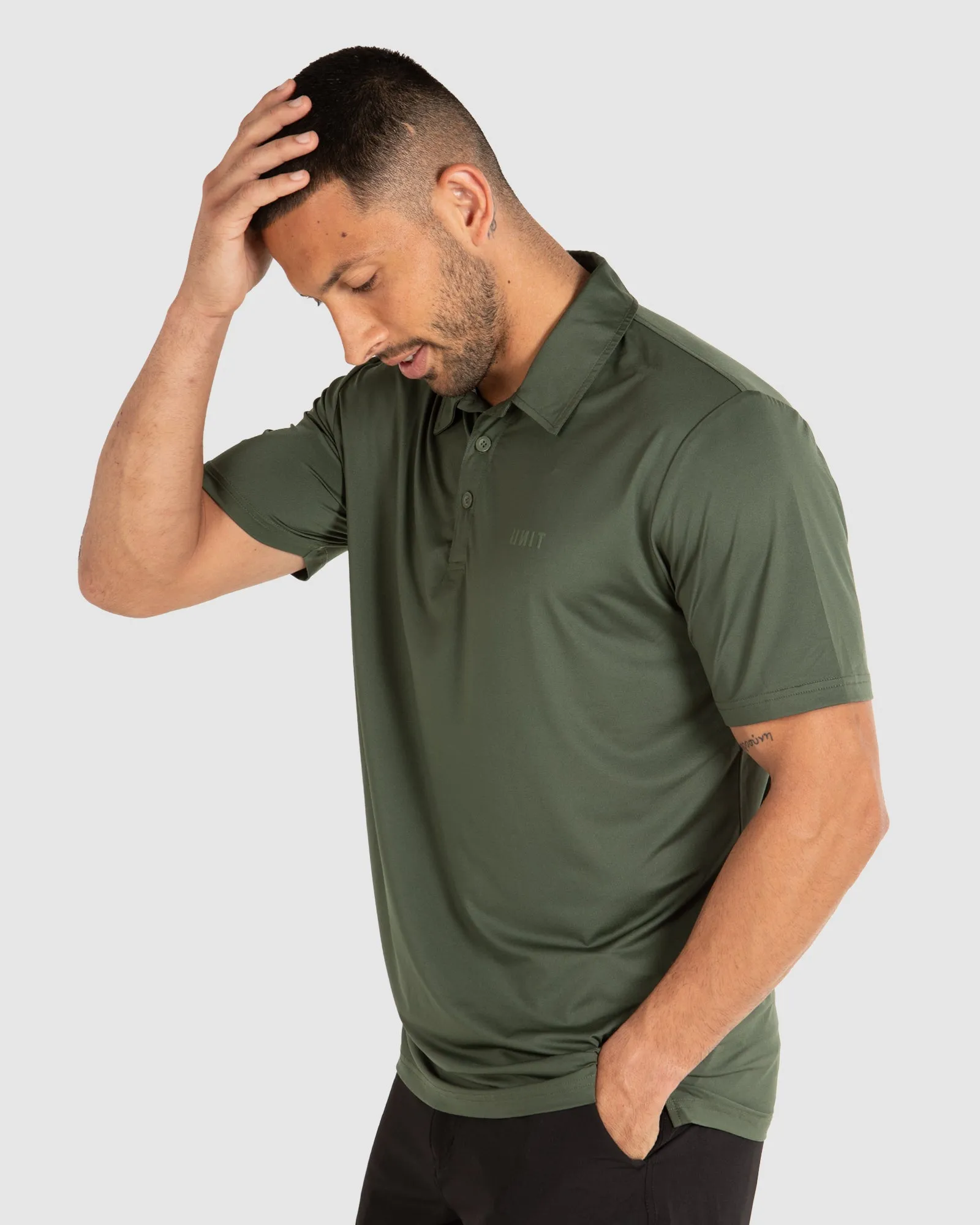 UNIT Mens Pro Flex Polo