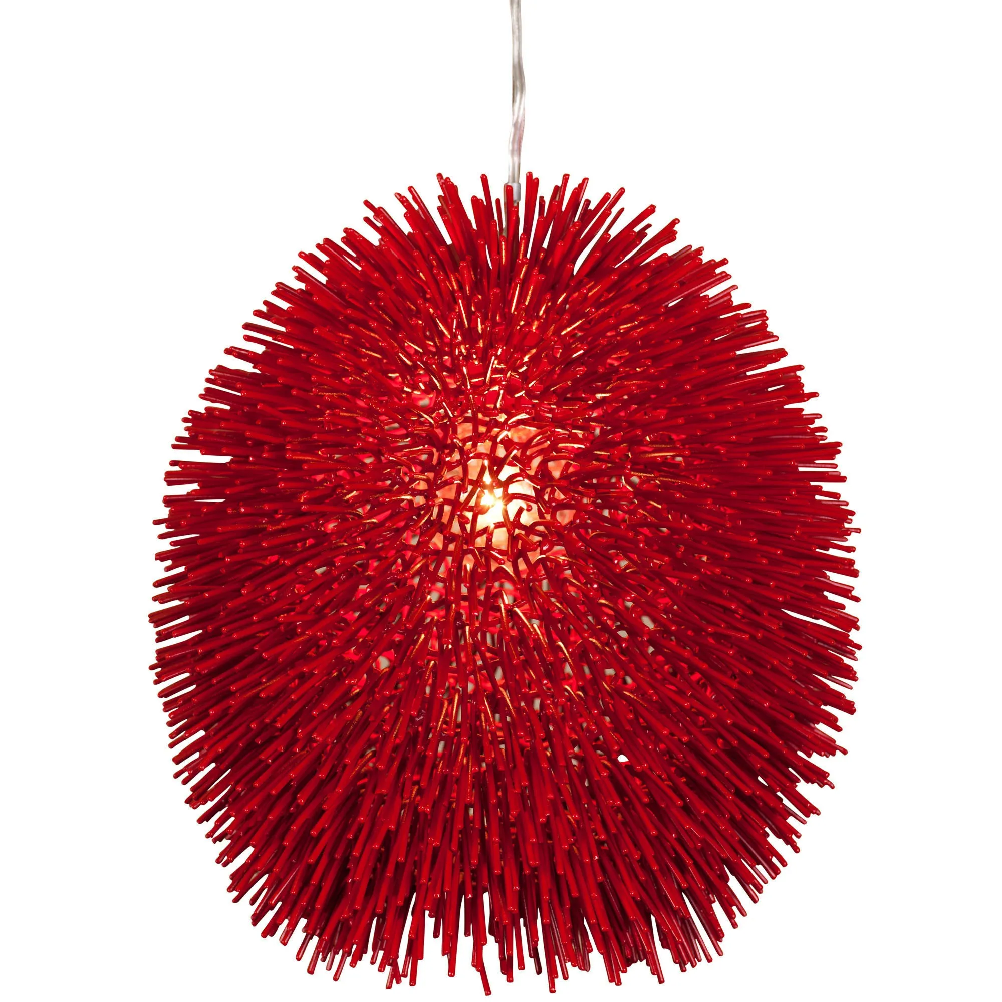 Urchin 169P01RE 1-Light Pendant Light - Super Red