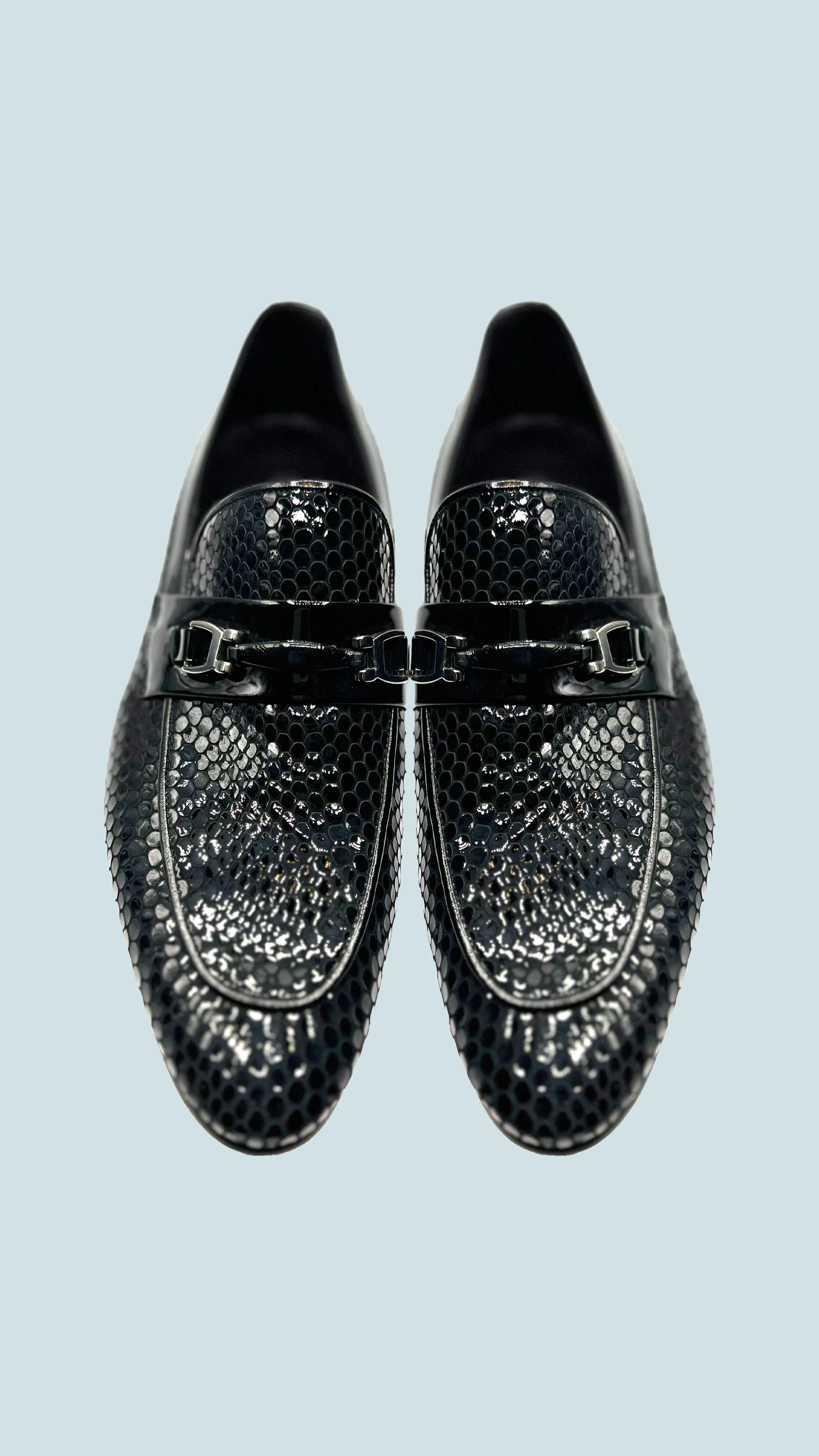 Vercini Exotic Skin Texture Loafers