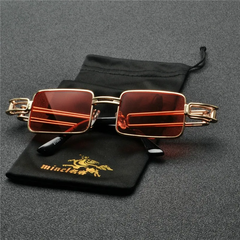 Vintage  square Hip Hop Punk Sun Glasses