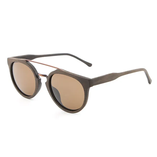 Vintage style Wooden Frame Sunglasses