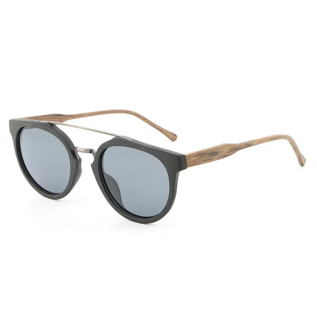 Vintage style Wooden Frame Sunglasses