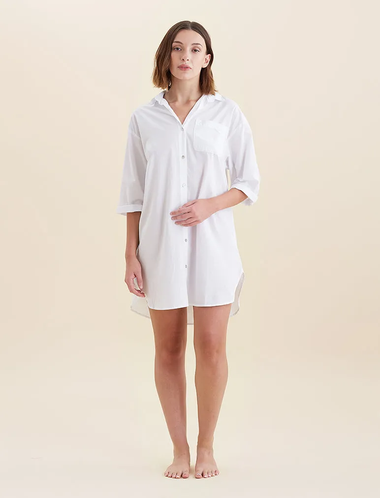 Whale Beach Nightshirt in White