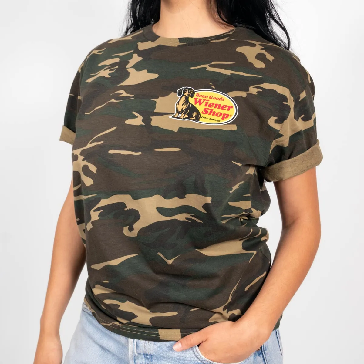 wiener shop unisex camo tee