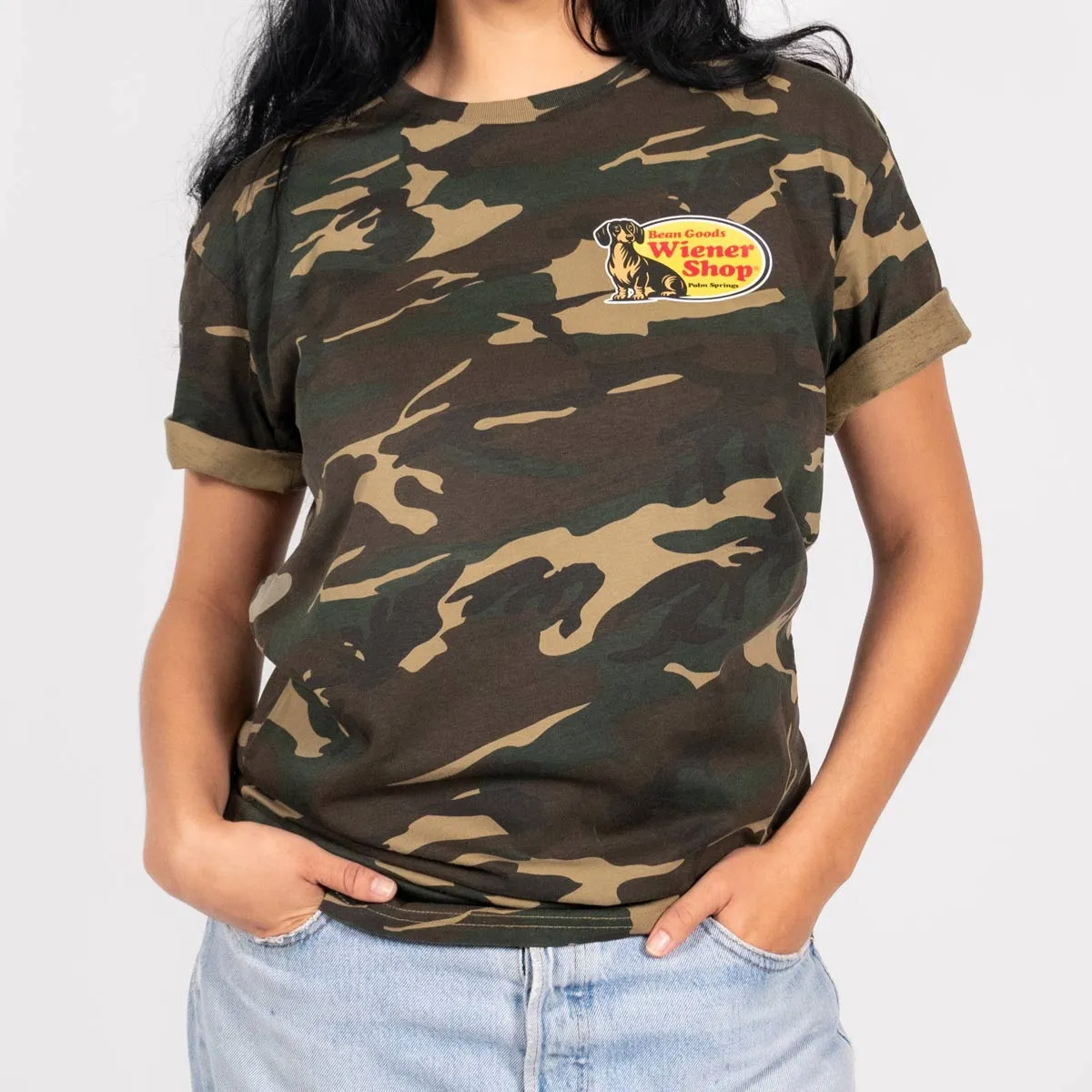 wiener shop unisex camo tee