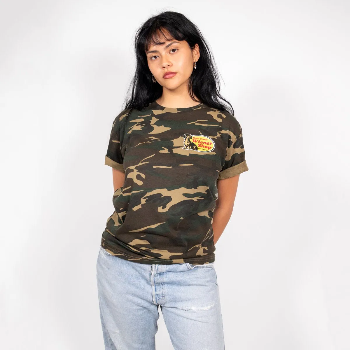 wiener shop unisex camo tee