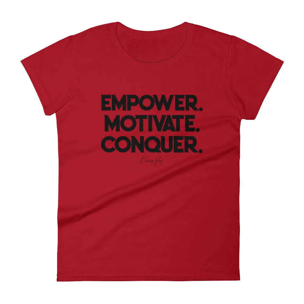 Women's Deviant Sway Empower Motivate Conquer Signature short sleeve t-shirt