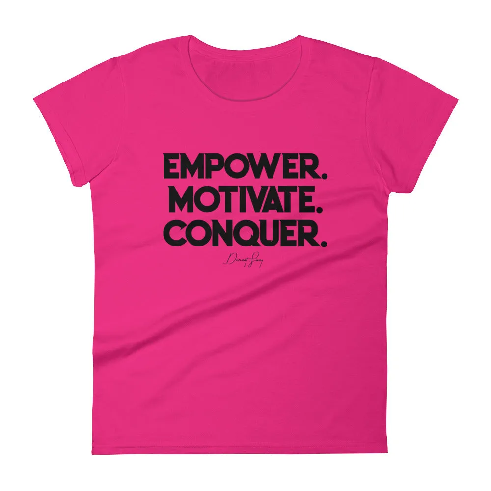 Women's Deviant Sway Empower Motivate Conquer Signature short sleeve t-shirt