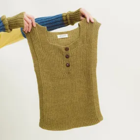 Women's Rico Vest - 100% Baby Alpaca - Pistachio (S-L)