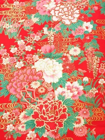 Women's Yukata: Ball with Peony